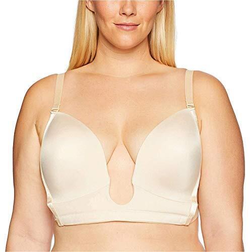 メイデンフォーム Maidenform womens Plunge Bra Nude Size 11 US Beige Size 10 レディース