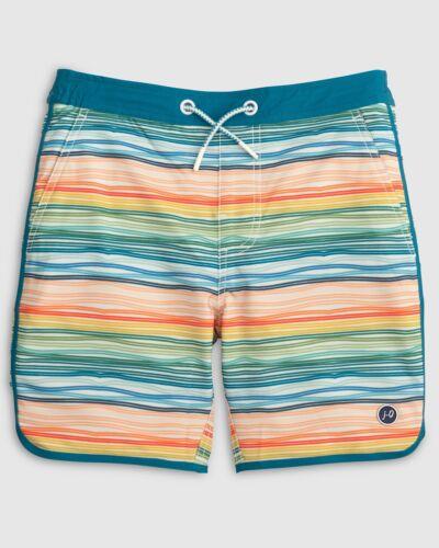 ジョニー オー johnnie-O Half Elastic Jr. Surf Shorts - Scalloped Hem Cassina Size 12 メンズ