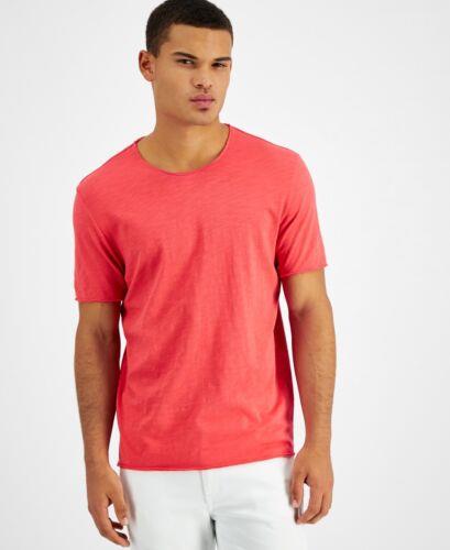 INC International Concepts Mens Garment-Dyed T-Shirt Goji Berries M MEDIUM RED メンズ