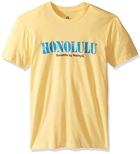 Marky G Apparel Mens 6410-honolulu Honolulu/Banana Cream Size Small 