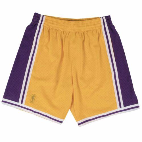 Mitchell & Ness ミッチェルアンドネス スポーツ用品 バスケットボールレプリカ [SMSHGS18236-LALLTGD96] Mens Mitchell & Ness NBA Swingman Home Shorts LA ...