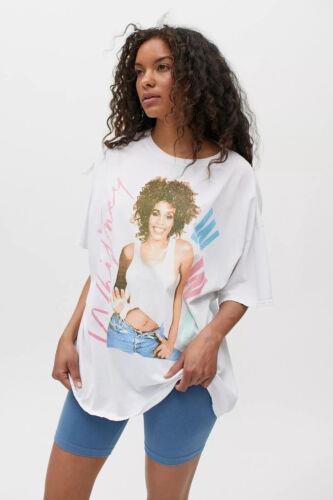 Urban Outfitters Women's X Whitney Houston Photo Oversized Fit Tee T-Shirt レディース