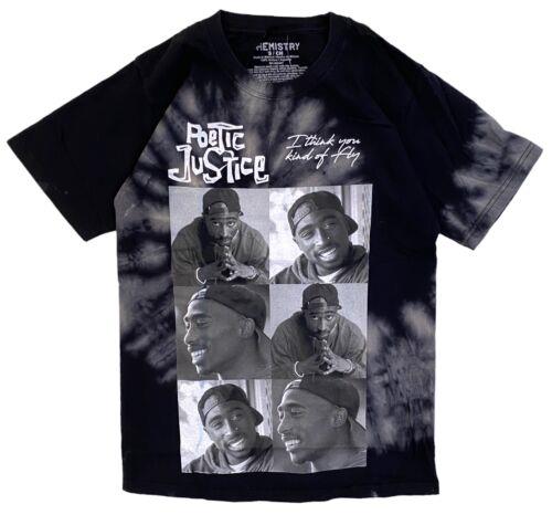 Chemistry Clothing Company Tupac Shakur Men's 2Pac Poetic Justice Movie Tie Dye Tee T-Shirt by Chemistry メンズ