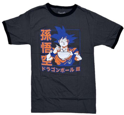 楽天サンガボール Dragon Ball Z Men's Goku Eating Ramen Noodle Japanese Anime Tee T-Shirt メンズ
