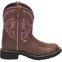 ジャスティン ジャスティン Justin Boots Gemma 8 Round Toe Cowboy Womens Brown Casual Boots GY9903 レディース