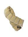 メデン STEVE MADDEN Womens Beige Puffy Velvet Ribbed Winter Scarf レディース