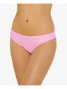 HULA HONEY Women's Pink Stretch Moderate Coverage Bikini Swimsuit Bottom M レディース