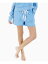 JENNI Intimates Blue Knit Pocketed Sleep Shorts XS レディース