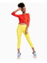 STYLE & COMPANY Womens Yellow Skinny Leggings L レディース