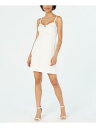 ベッツィージョンソン BETSEY JOHNSON Womens Spaghetti Strap Above The Knee Cocktail Sheath Dress レディース