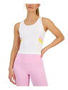 IDEOLOGY Womens White Moisture Fitted Drop Arm Openings Upf 50 Tank Top L レディース