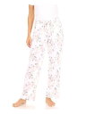 ^n TAHARI Intimates Pink Straight Leg Floral Sleep Pants L fB[X