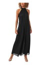 MSK Womens Black Tie Lined Sleeveless Halter Cocktail Wide Leg Jumpsuit XL fB[X