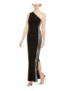 ヴィンス VINCE CAMUTO Womens Black Back Slit Lined Sleeveless Formal Gown Dress 4 レディース