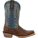 fS Durango Rebel Pro Square Toe Cowboy Mens Blue Brown Casual Boots DDB0356 Y
