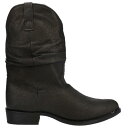 ディンゴ Dingo Amsterdam Round Toe Cowboy Mens Black Casual Boots DI15240 メンズ