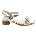 ヴァネリ VANELi Kalee Metallic Ankle Strap Womens Silver Casual Sandals 311166 レディース