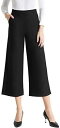 Tsful High Waist Wide Leg Pants for Women Business Casual Crop Dress Pants レディース