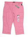 [ Lee Womens Pink Capris Size 16 (SW-7157200) fB[X