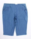 TIME & TRU Womens Blue Capris Size 20 (SW-7163964) fB[X