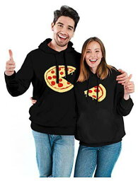 Tstars Matching Sweatshirt for Him and Her Missing Piece Pizza and Slice Couple メンズ