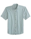 Wj[ I[ johnnie-O Antonio Featherweight Button Up Shirt White Blue Size L Y