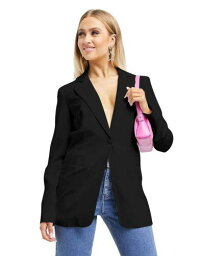 UNIQUE 21 Women Casual Blazer Long Sleeves Single Button Ladies Elegant レディース