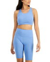 ID Ideology Women 039 s Sweat Set Low Impact Sports Bra Blue Size Medium レディース