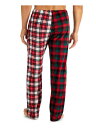 CLUBROOM Intimates Red Polyester Fleece Plaid Everyday Pants Size: XXL Y