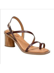 フランコサルト SARTO BY FRANCO SARTO Womens Brown Rache Leather Slingback Sandal 10 M レディース