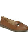 ナチュラライザー NATURALIZER Womens Brown Metal Accents Cushioned Fern Leather Loafers 6 M レディース