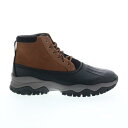 フローシャイム Florsheim Xplor Duck Boot 14344-009-M Mens Black Brown Leather Hiking Boots 12 メンズ