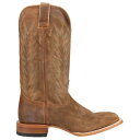 ジャスティン Justin Boots Hombre 13 Wide Square Toe Cowboy Mens Brown Casual Boots JP2505 メンズ