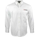 SHOEBACCA Ezcare Pinpoint Long Sleeve Button Up Shirt Mens White Casual Tops 502 Y