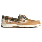 スペリー Sperry Bluefish Camouflage Boat Womens Brown Flats Casual STS86718 レディース