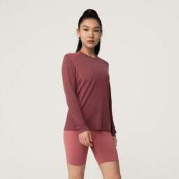 Allbirds Natural Run Long Sleeve Tee Hazy Sienn Womens Small Hazy Sienna レディース