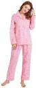 TONY AND CANDICE Women's 100% Cotton Pajamas Long Sleeve Woven Pj Set Sleepwear fB[X