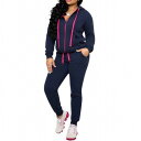 CLOCOR Track Suits for Women Set - Long Sleeve Casual Pullover Hoodie Solid レディース