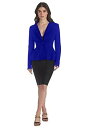 HyBrid & Company Hybrid & Company Women Double Notch Lapel Office Blazer JK43864 レディース