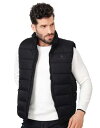 CAMEL CROWN Puffer Vest Men Quilted Winter Padded Sleeveless Jackets Gilet for メンズ