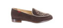 WZt Marc Joseph Womens Leonard St Brown Nubuck Loafers Size 5.5 (2234856) fB[X