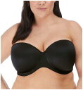 Elomi Womens Plus Size Smooth Strapless Seamless Underwire T-Shirt Bra Black fB[X