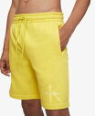 JoNC Calvin Klein Men's Logo Shorts Yellow Size Large Y