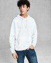 And Now This Men's Fleece Hoodie with Kangaroo Pockets White Size Medium メンズ