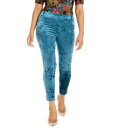 Thalia Sodi Women 039 s Velvet Stretch Leggings Blue Size X-Small レディース