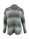 スタイルアンドコー Style & Co Women's Ombre Boucle Sweater Gray Size Extra Large レディース