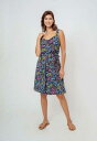 レオタ Leota Women's Wildflower Isla Dress Blue Size Medium レディース