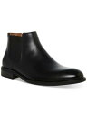 メデン MADDEN Mens Black Cushioned Goring Maxxin Round Toe Block Heel Chelsea 8.5 M メンズ