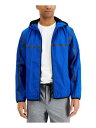 ALFANI Mens Tech Blue Zip Up Jacket S Y