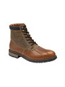 WXgAh}[tB[ JOHNSTON & MURPHY Mens Brown Winstead Round Toe Leather Duck Boots 8.5 M Y